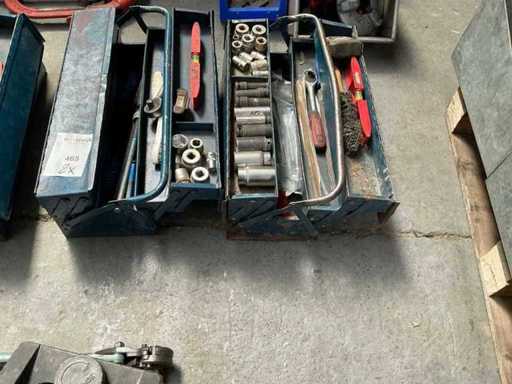 Metal tool case (2x)