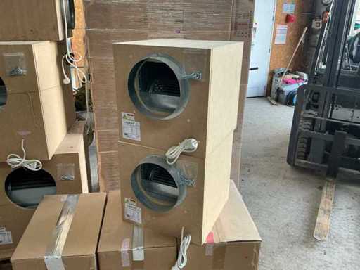Luchtventilator 1500m3/u Ventilatieboxen (2x)