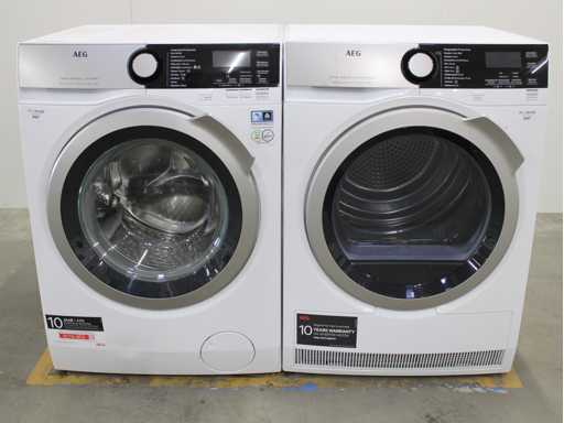Seria AEG 7000 | Pralka Lavamat ProSteam Technology & seria AEG 8000 | Suszarka bębnowa Lavatherm AbsoluteCare System