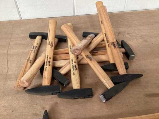 Martello da banco Kraftixx 300 grammi, con manico in noce americano (13x)