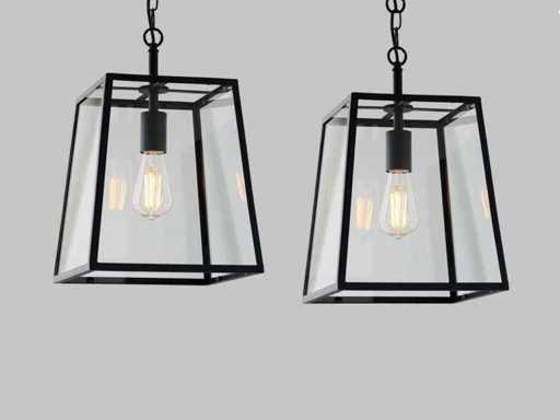 4 lampes murales Lexington Ambiente en acier 