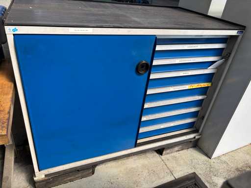   Lot of workshop cabinets without contents