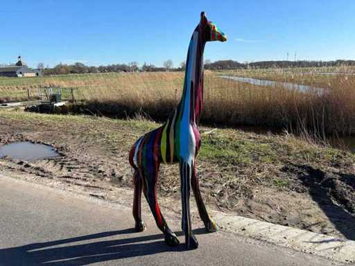 Scultura della giraffa 