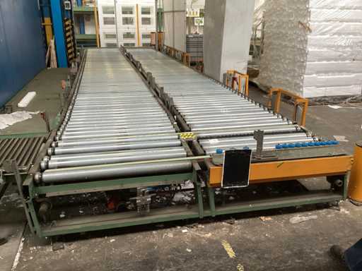 Motorized roller conveyors (2x)