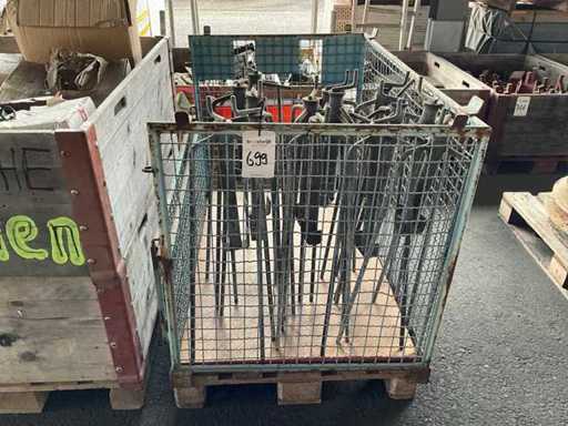 3-picioare către slabe de screed în Barele