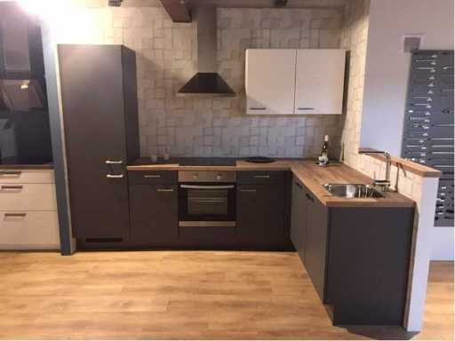 Nobilia Schiefergrau matt Eckküche