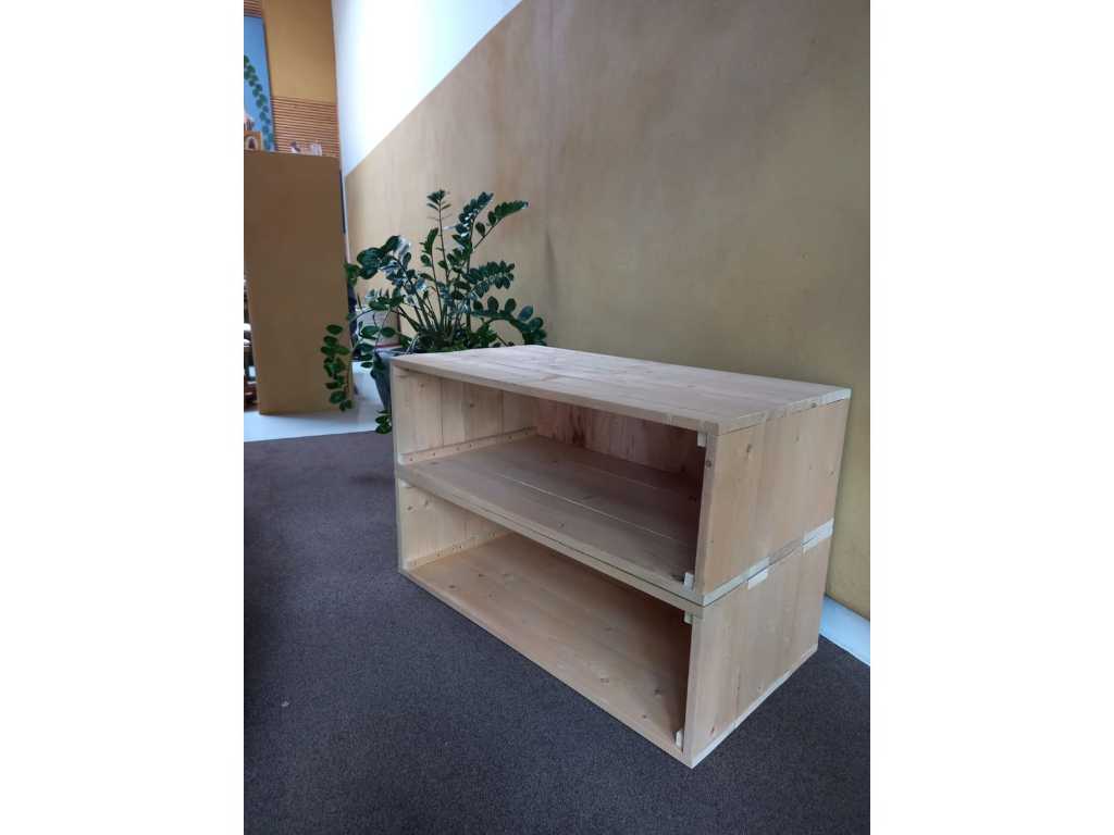 Scaffolding wood cabinet (6x)