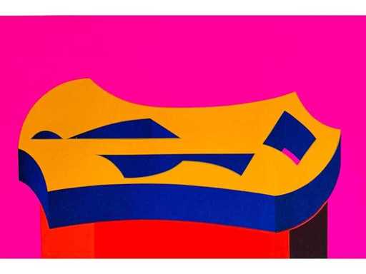 Wilhelm Beuermann - El Kantara - colour silkscreen printing