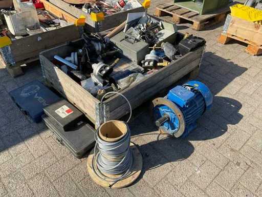 Elektromotoraufsätze, Schneidbrenner, Stabmesser, Luftkupplungen,