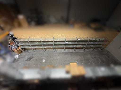 8x Aluminium Rekken – Totaal ±9,6 Meter – LOT 114