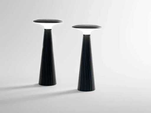 4 lampes rechargeables Intec Brio en noir 