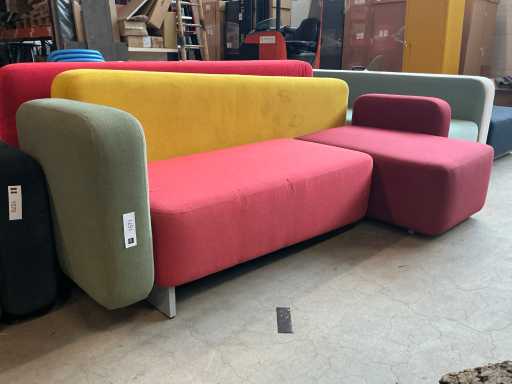 Lensvelt New Balance Sofa "Fabio Novembre" Zestaw wypoczynkowy