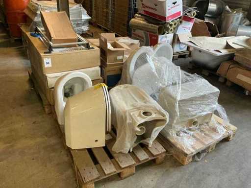 Toilet and installation material