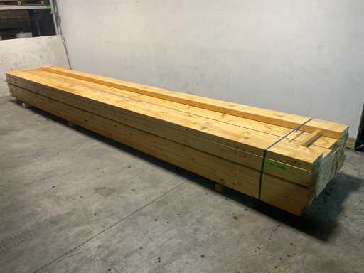 Trave di abete piallata 630x25x7,5 cm (15x)