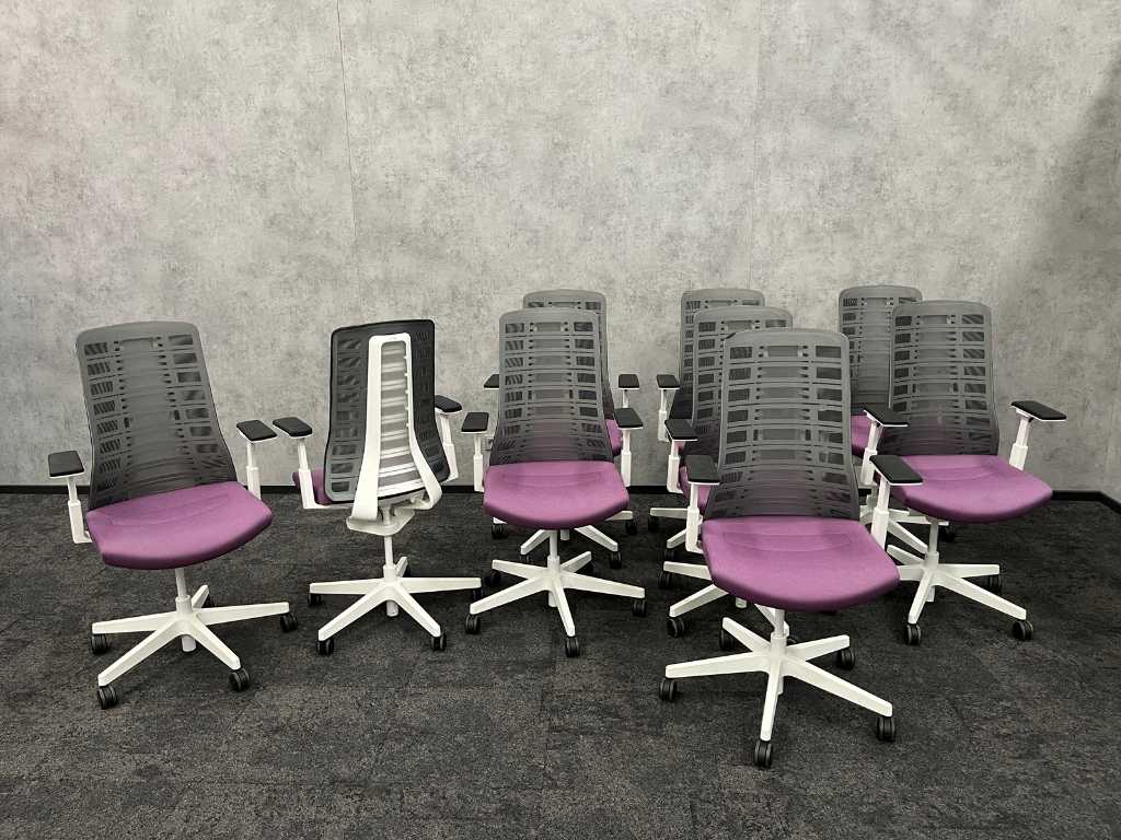 Interstuhl PUREis3 - sedia da ufficio ergonomica (9x)