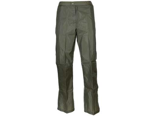 Franz. Rain pants, olive, as good as new (R18) (10x)