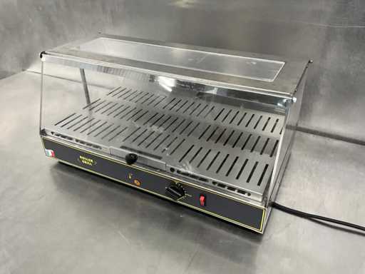 Barbecue à roulettes - WD100 - Vitrine chauffante