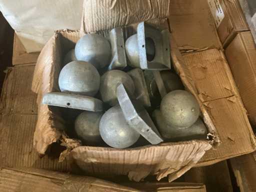 Lot de capuchons de mât de bol (30 boîtes extérieures de 12 pièces)