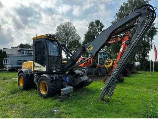 Mecalac - 12MTX Greenjob - Koparka kołowa z wysięgniem Herder Multi-Pro