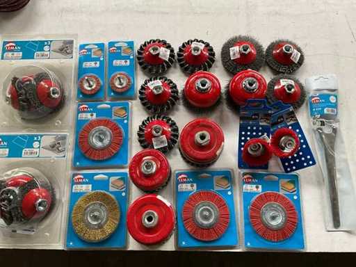 Szczotki stalowe Leman Mix lot