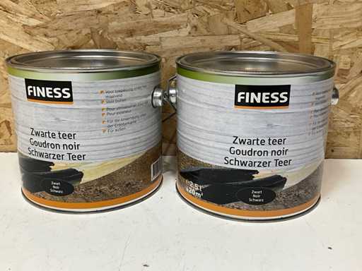 Finess Black Tar 2,5 L (4x)