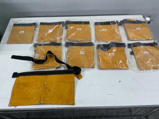 lederen spijkerschort (10x)