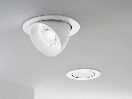 36 x Intec Delta 20 Watt LED Banaan downlighters 3000K
