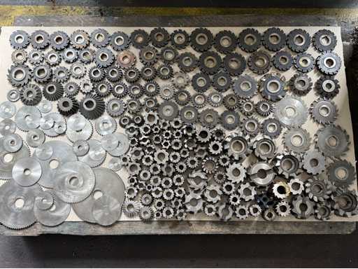   Lot Disc Milling Cutters + Saw Blades