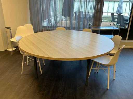 Runder Kantinentisch