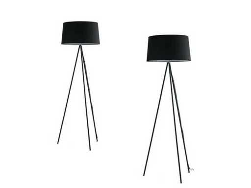 2 x Marilyn Vloerlampen Zwart
