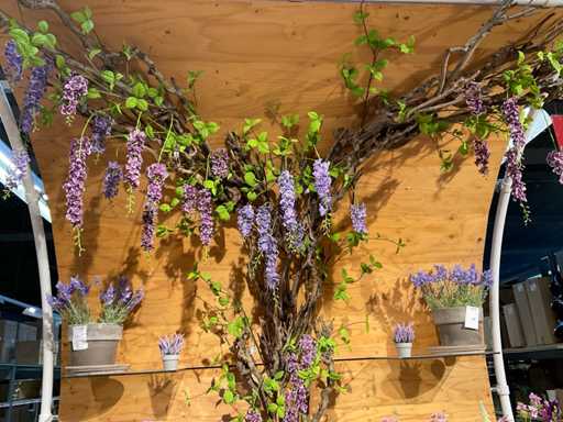 Y compris Silk-ka, décoration de fleur artificielle d’émeraude