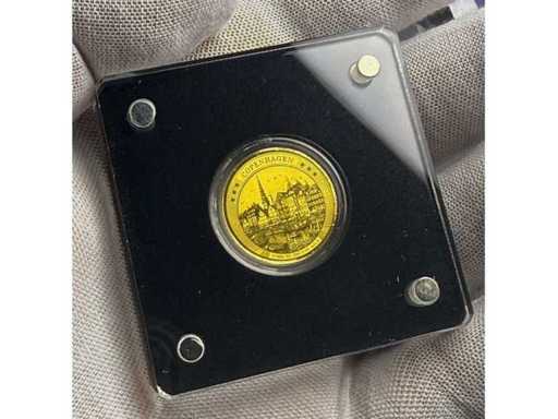 2024 Kopenhagen Goldmünze 1/1000 Unze Gold 999 Gabun 1000 Francs CFA – Gratis EU Versand