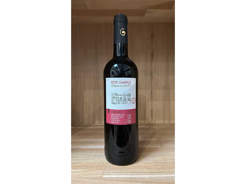 CHATEAU DU PETIT PLÔ - PETIT MARIUS - MINERVOIS - 2020 - Rode wijn (150x)