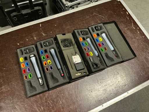 Microfoane și emițător Sennheiser (4x)