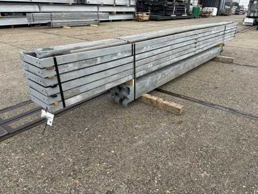 Platdak - Staalconstructie 4.90 x 20.00 meter (98m2)