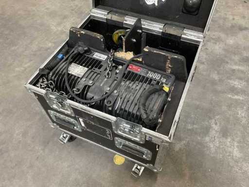 Verlinde 1000kg / 20m Ridicamano elettrico a catena nella custodia di volo