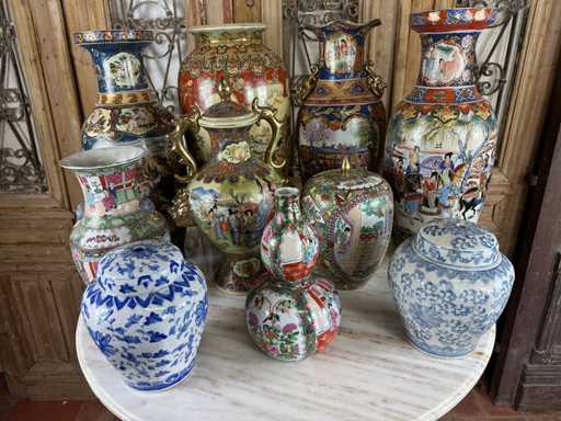 Lot de por?elan chinezesc (50x)