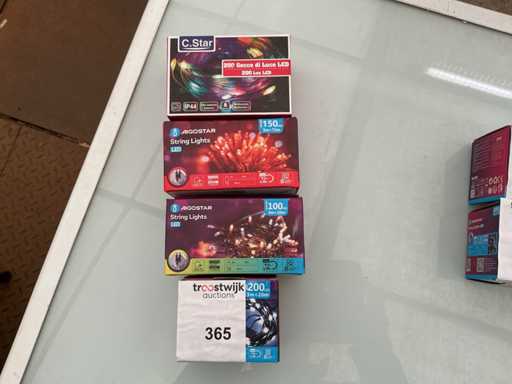 C.Star+ Aigostar. Innen- / Außenbereich, Weihnachts-LED-Beleuchtung. (4-fach)