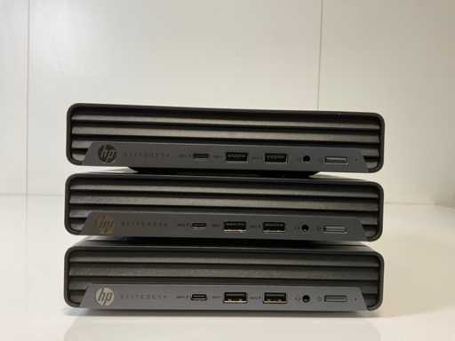 HP EliteDesk 800 G6, Core(TM) i5 10th Gen, 16 GB RAM, 256 GB NVMe Mini Desktops (3x)