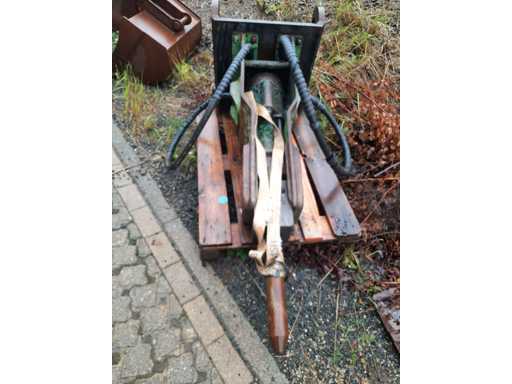 ZEPPELIN GRAAFMACHINE BEVESTIGING Graafmachine-opzet/hydraulische hamer 