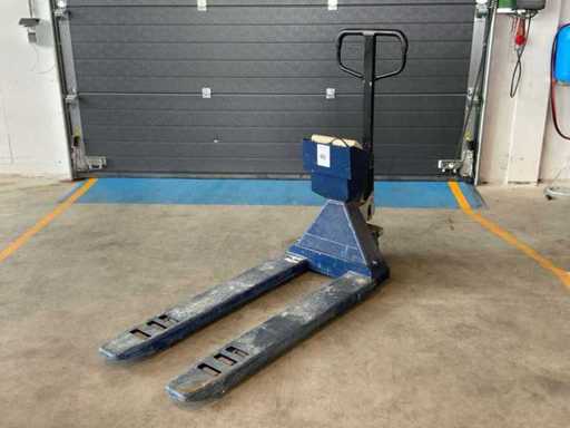 Hand hydraulic pallet truck with scale