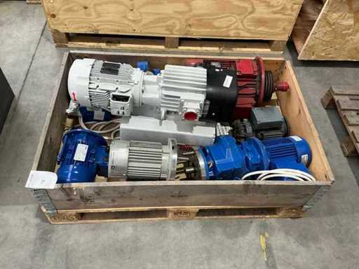 Pompe à vide et moteurs électriques