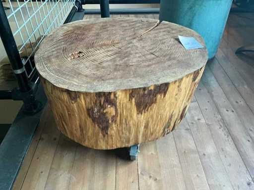 Bijzettafel - boomstam