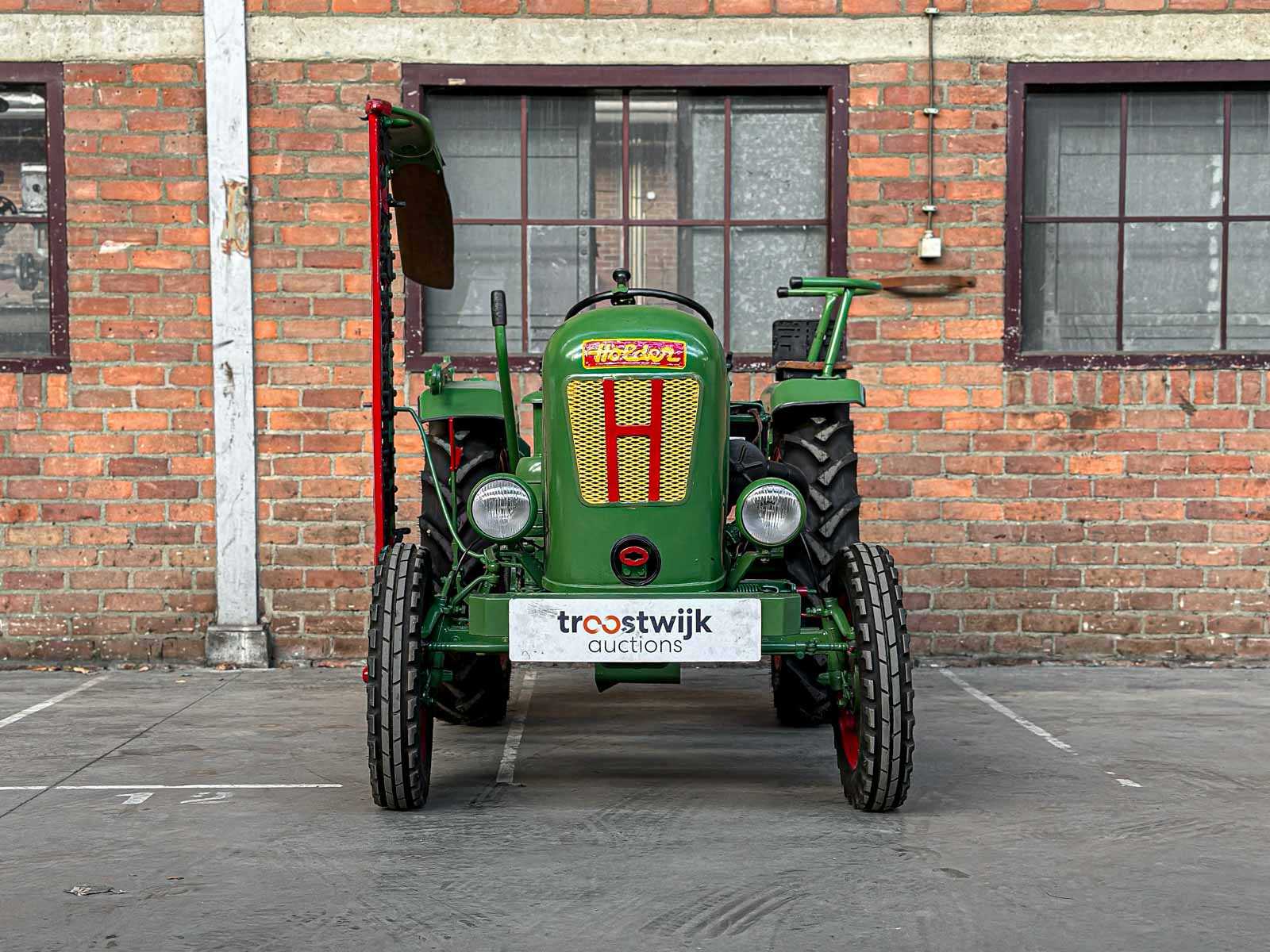 Holder 1955 1-Cilinder Oldtimer Tractor + Originele Melkwagen, TRH-44-X