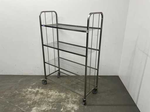 Temp-Rite - Scaffale mobile in acciaio inox