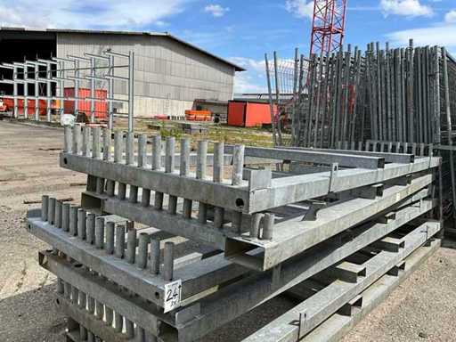 Transport frame for construction fences (3x)
