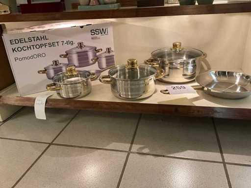 7-piece cooking pot set SSW