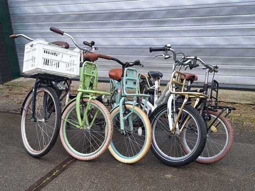 5x children's bike transport model including Cortina, Alpina, transport bike 