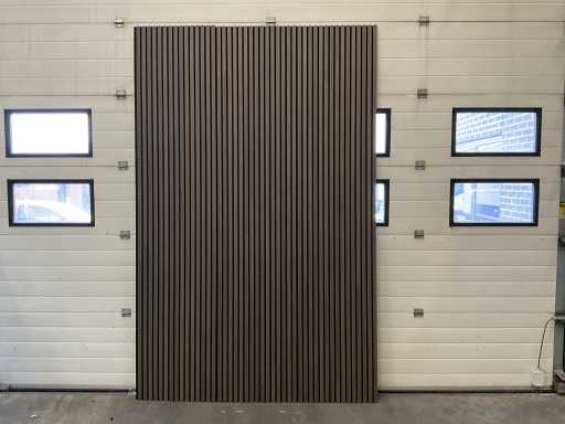 Panel akustyczny ?cienny - 2600x600x21mm - orzech w?dzony (20x)