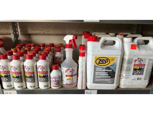 Mix kavel diverse Schoonmaakmiddelen van o.a. Super
